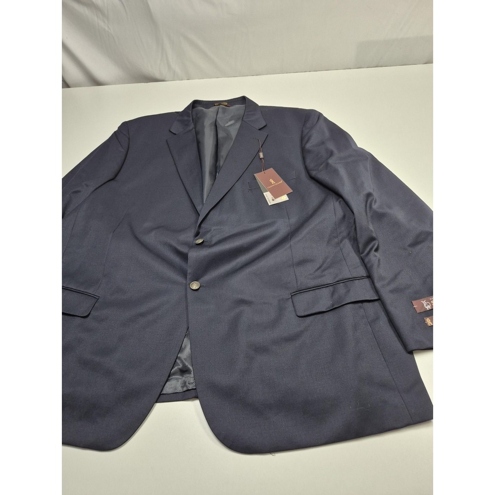 Cianni Cellini Blazer Mens 56 Long Big Tall Navy Super 110s Wool Sport Coat NWT